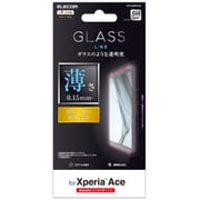 PD-XACEFLGL [Xperia Ace 用 ガラスライクフィルム 薄型]