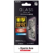 PD-XACEFLGLPM [Xperia Ace 用 ガラスライクフィルム 衝撃吸収/反射防止]