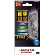 PD-XACEFLPRHD [Xperia Ace 用 フルカバーフィルム 衝撃吸収/高精細/透明/反射防止]