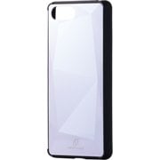 PD-XACEHVCG7PU [Xperia Ace 用 ハイブリッドケース ガラス/ダイヤモンド/パープル]