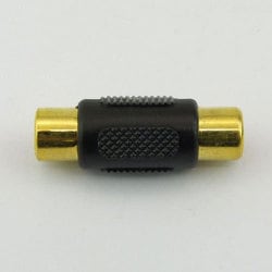RCA延長アダプタ 金メッキ R-FF