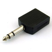 φ6.3mm ステレオ分配アダプタ 63S-2V