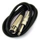 M-15MF [φ6.3mmモノラルプラグ → XLR3 11Cメスプラグ変換ケーブル 1.5m]