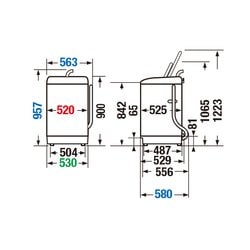 ヨドバシ.com - 東芝 TOSHIBA AW-6G8（W） [全自動洗濯機 グラン