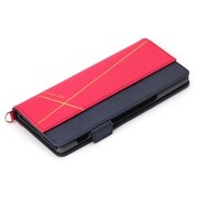 PG-XP1FP06PK [Xperia 1用 ダブルフリップカバー スクエア型 ピンク]