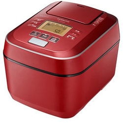 HITACHI 炊飯器 RZ-V100CM W 5.5合炊き　圧力&スチーム Amazon | 日立 炊飯器 5.5合 圧力IH ふっくら御膳 蒸気カット 40