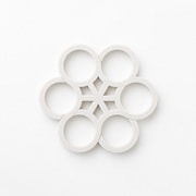 シリコーン鍋敷き Tangle Pot Stand アイビー グレー