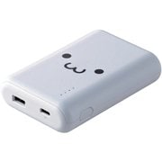 DE-C16L-10050WF [モバイルバッテリー リチウムイオン電池 おまかせ充電対応 まとめて充電対応 Type-C入力対応 10050mAh 2.4A USB-A出力1ポート PSE適合 ホワイトフェイス]
