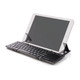 Bluetooth3.0 wireless keyboard スタンド付きワイヤレスキーボード メタルグレー