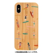 iPhone XS/X用 BAMBOO RUBBER ケース SURF GIRLS