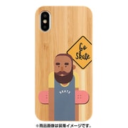 iPhone XS/X用 BAMBOO RUBBER ケース GO SKATE