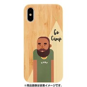 iPhone XS/X用 BAMBOO RUBBER ケース GO CAMP