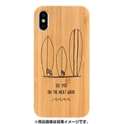 iPhone XS/X用 BAMBOO RUBBER ケース SURFBOARDS