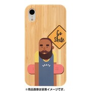 iPhone XR用 BAMBOO RUBBER ケース GO SKATE