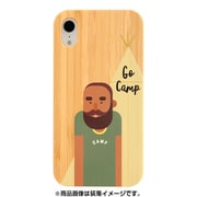 iPhone XR用 BAMBOO RUBBER ケース GO CAMP
