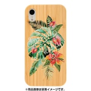iPhone XR用 BAMBOO RUBBER ケース SPREAD ALOHA