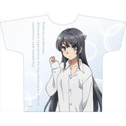青春ブタ野郎はバニーガール先輩の夢を見ない フルグラフィックTシャツ 桜島麻衣 彼シャツver. [キャラクターグッズ]