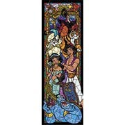 DSG456-737 アラジン ステンドグラス [ジグソーパズル ステンドアート ぎゅっと 456ピース（18.5×55.5cm）]