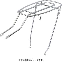 409-41122 [NP-18L シート止子供車用キャリア クロムメッキ 22インチ用]
