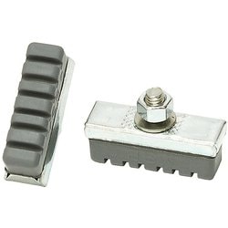 アルミリム用ブレーキシュー ヘッダー付き袋入り グレー 510-20115