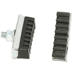 #201 キャリパー用ブレーキシュー ヘッダー付き袋入り ブラック 510-20116
