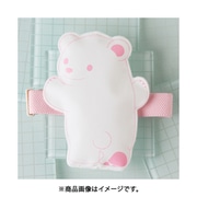 保冷剤 ひえクマランチバンド付 白×ピンク C-006WP