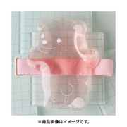 C-006CP [保冷剤 ひえクマランチバンド付 透明×ピンク]