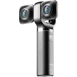 Vuze VR Camera 3D 360° 4K ウェアラブルカメラ 防滴 防塵 (ブラック)-