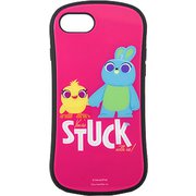 DN-640F [ハイブリッドガラスケース iPhone 8/7/6s/6 トイ・ストーリー4 ダッキー＆バニー]