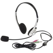ヘッドセット 両耳小型オーバーヘッドタイプ シルバー MHM-S24SL