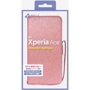 AC-XP1C SHY PK [Xperia Ace シャイニー手帳型ケース]