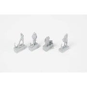 NSF72014 メカニック＆ドライバー 4体 Set of 4 Resin figures of Mechanic drivers [1/72スケール レジン製ミリタリーフィギュア]
