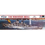 ATLAMCH463 米海軍戦艦 USS ウィスコンシン BB-64 [1/535スケール プラモデル]