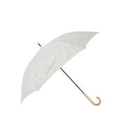 長傘 tenoe テノエ NATURAL 58cm 手開き式 軽量 235g UV90%以上 安全カバー付き 鳥の形のボタン付き ころりん木の実ひろい 92040