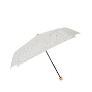 折りたたみ傘 tenoe テノエ NATURAL 55cm 手開き式 軽量 205g UV90％以上 安全カバー付き 鳥の形のボタン付き ころりん木の実ひろい 92046