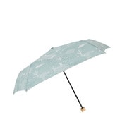 折りたたみ傘 tenoe テノエ NATURAL 55cm 手開き式 軽量 205g UV90％以上 安全カバー付き 鳥の形のボタン付き もりもりの森 92047