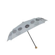 折りたたみ傘 tenoe テノエ NATURAL 55cm 手開き式 軽量 205g UV90％以上 安全カバー付き 鳥の形のボタン付き 小花のパレード 92017