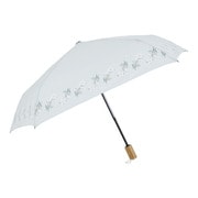 折りたたみ傘 tenoe テノエ NATURAL 50cm 自動開閉式 軽量 200g スリム 5本骨 ワンタッチ自動開閉 途中で飛び出さない 安全装置付 鳥の形のボタン付き 可憐なあのコ 92068