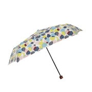 折りたたみ傘 tenoe テノエ CASUAL 55cm 手開き式 軽量 200g UV90％以上 安全カバー付き 宝石型飾りボタン付 雨上がりのはらっぱ 92049