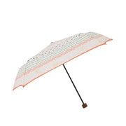 折りたたみ傘 tenoe テノエ CASUAL 55cm 手開き式 軽量 200g UV90％以上 安全カバー付き 宝石型飾りボタン付 もぐもぐサンドイッチ 92021