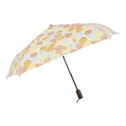 折りたたみ傘 tenoe テノエ CASUAL 50cm 自動開閉式 軽量 200g スリム 5本骨 ワンタッチ自動開閉 途中で飛び出さない 安全装置付 宝石型飾りボタン付き ひとりじめアイス 92070