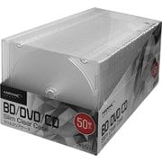 DVD-R/CD用ケース 50枚入り ML-CD05S50PCR
