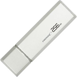 USBメモリー USB3.0 キャップ式 256GB シルバー HIDISC HDUF114C256G3