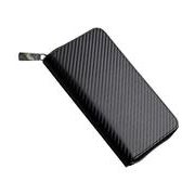 HIGH FIVE IQOS3 ケース カーボンPUレザー ラウンドファスナー ブラック ac-z-0295_black