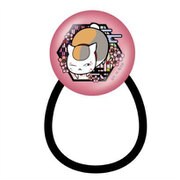 夏目友人帳 切り絵シリーズ ガラスヘアゴム ニャンコ先生D 桜 [キャラクターグッズ]