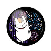 夏目友人帳 切り絵シリーズ ガラスマグネット ニャンコ先生C 花火 [キャラクターグッズ]