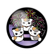 夏目友人帳 切り絵シリーズ ガラスマグネット トリプルニャンコ先生B 花火 [キャラクターグッズ]