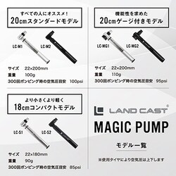 ヨドバシ.com - LAND CAST マジックポンプ 仏式・米式対応携帯ポンプ