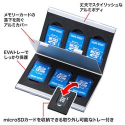 ヨドバシ Com サンワサプライ Sanwa Supply Fc Mmc5sdn2 アルミメモリーカードケース Sdカード用 両面収納タイプ 通販 全品無料配達