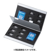 アルミメモリーカードケース（microSDカード用・両面収納タイプ） FC-MMC5MICN2